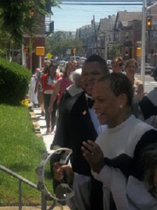 Trinity portrait procession